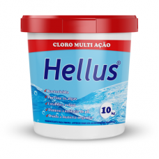 Cloro Multi Ação Hellus Quibenne 1kg A granel